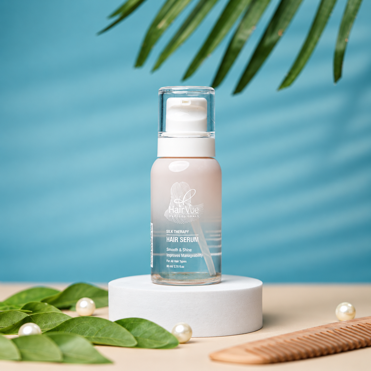 HairVue Silk Therapy Hair Serum – Smooth & Shine