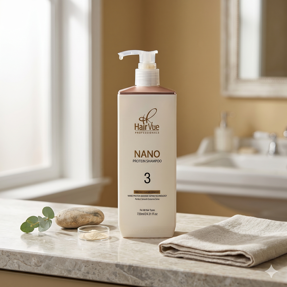 Hair Vue Nano Protein Shampoo – Step 3 Post Treatment